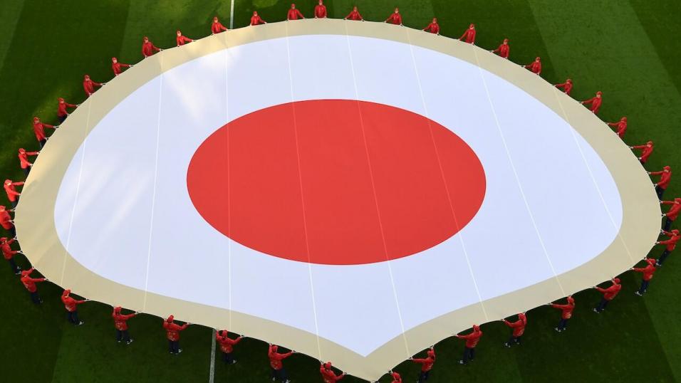 Japan football flag